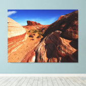 Toile Vague de feu 4 Vallée Incendie Overton Nevada Pays (Insitu (Plancher de Bois))