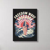 Toile Vague de liberté 4 juillet (Recto)