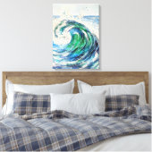 Toile Vague de l'océan bleu (Insitu(Chambre))