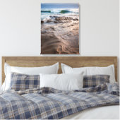 Toile Vague de rupture sur la plage, Californie (Insitu(Chambre))