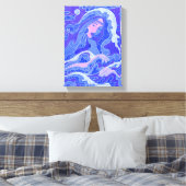 Toile Vague, Sirène, Imaginaire Art Asiatique fille, Ble (Insitu(Chambre))