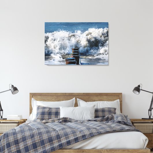 TOILE VAGUES (Insitu(Chambre))
