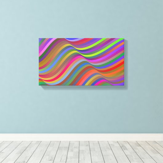 Toile vagues (Insitu (Plancher de Bois))