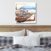 Toile Vagues bleues de plage (Insitu(Chambre))