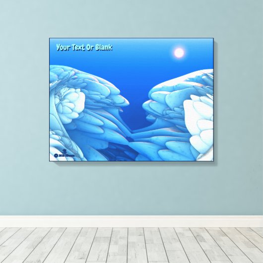 Toile Vagues congelées (Insitu (Plancher de Bois))