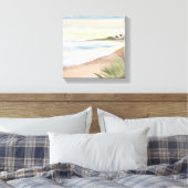 Toile Vagues de plage | Aquarelle de l'océan côtier (Insitu(Chambre))