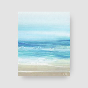 Toile Vagues de plage bleu marine Côtière