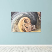 Toile Vagues du passé (Insitu (Plancher de Bois))