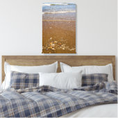 Toile Vagues éclaboussant contre des cailloux sur une (Insitu(Chambre))