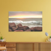 Toile Vagues et boulders 0893 Art (Insitu(Salon))