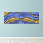 Toile Vagues fracturées du paysage marin Abstrait 14 (Insitu (Plancher de Bois))