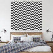 Toile Vagues noires et blanches (Insitu(Chambre))