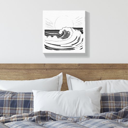 Toile Vagues océaniques (Insitu(Chambre))