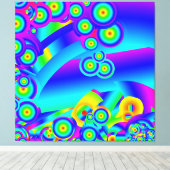 Toile Vagues océaniques abstraites (Insitu (Plancher de Bois))