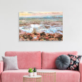Toile Vagues Rocheuses 0742 Art (Insitu(Salon))