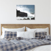 Toile Vagues s'écrasant sur les rochers (Insitu(Chambre))