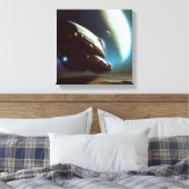 Toile Vaisseau spatial en orbite SF 1 (Insitu(Chambre))