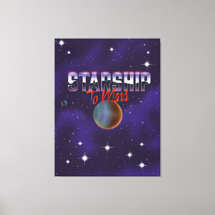 Toile Vaisseau spatial vers Mars