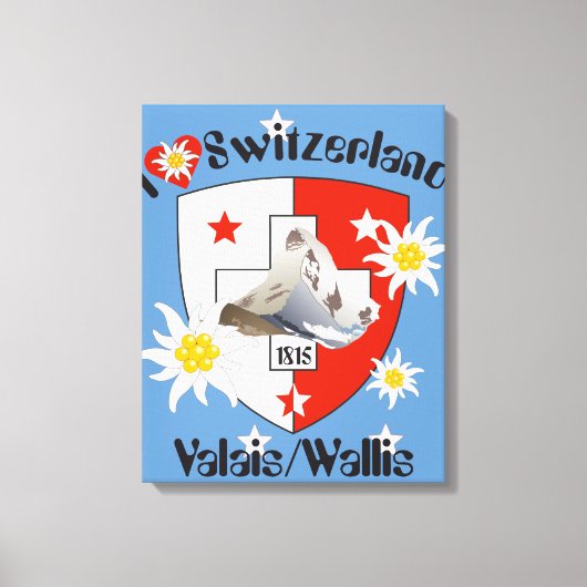 Toile Valais Suisse (Recto)
