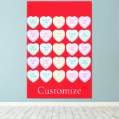 Toile Valentine Candy Hearts Thunder_Cove (Insitu (Plancher de Bois))