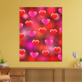 Toile Valentine Hearts (Insitu(Salon))