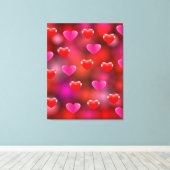 Toile Valentine Hearts (Insitu (Plancher de Bois))