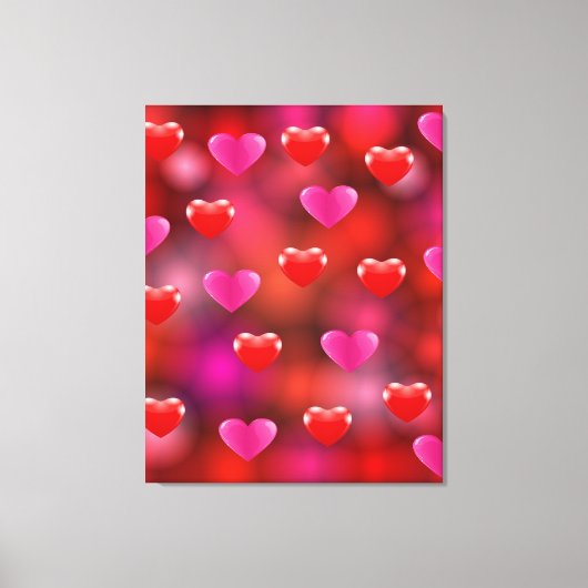 Toile Valentine Hearts (Recto)