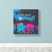 Toile Vallée colorée agricole de l'Aura (Insitu (Plancher de Bois))