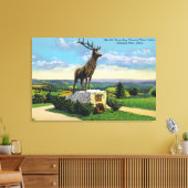 Toile Vallée de la rivière Deerfield sur le sentier Moha (Insitu(Salon))