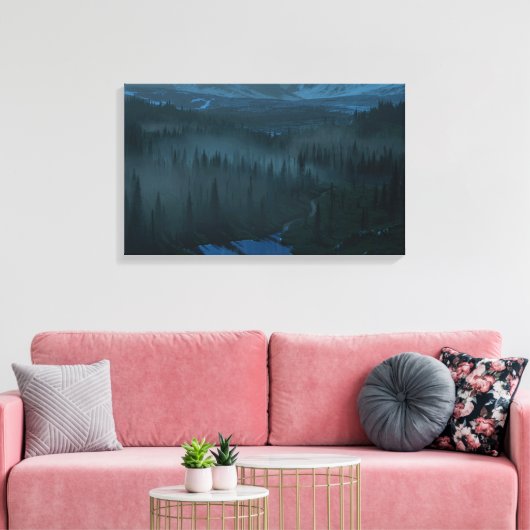 Toile Vallée des Glaciers (Lune) (Insitu(Salon))