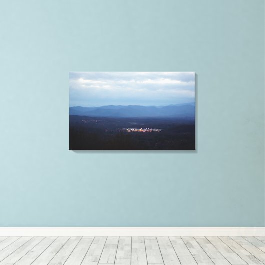 Toile Vallée des montagnes (Insitu (Plancher de Bois))