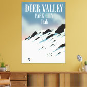 Toile Vallée du Cerf, ville du parc, Utah, affiche de sk (Insitu(Salon))