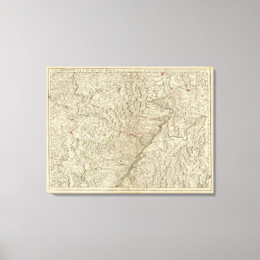 Toile Vallée du Rhin, France (Recto)