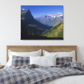 Toile Vallée glaciaire en U dans les Rocheuses (Insitu(Chambre))