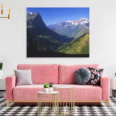 Toile Vallée glaciaire en U dans les Rocheuses (Insitu(Salon))