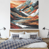 Toile Vallée Serpentine (Insitu(Chambre))