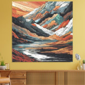 Toile Vallée Serpentine (Insitu(Salon))
