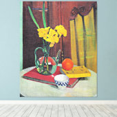 Toile Vallotton - Jug avec jonquilles jaunes (Insitu (Plancher de Bois))