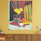 Toile Vallotton - Jug avec jonquilles jaunes (Insitu(Salon))