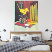 Toile Vallotton - Jug avec jonquilles jaunes (Insitu(Chambre))
