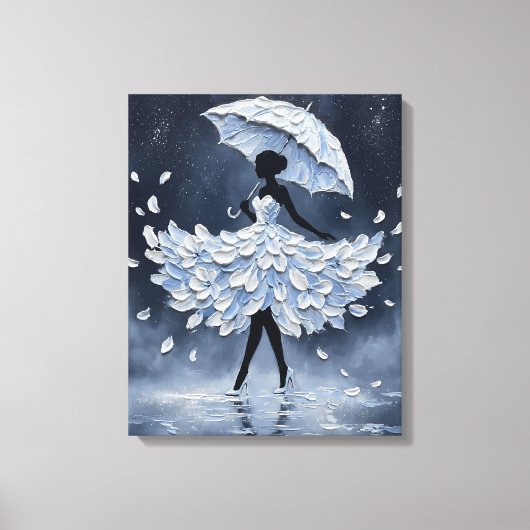 Toile Valse de la Pétale de Minuit (Recto)