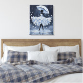 Toile Valse de la Pétale de Minuit (Insitu(Chambre))