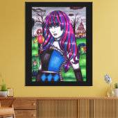 Toile Vampire Circus Freak monstres dessin original (Insitu(Salon))