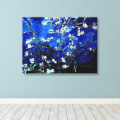 Toile Van Gogh Almond Blossoms bleu vert (Insitu (Plancher de Bois))