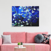 Toile Van Gogh Almond Blossoms bleu vert (Insitu(Salon))