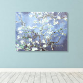 Toile Van Gogh Almond Blossoms en acier bleu (Insitu (Plancher de Bois))