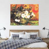 Toile Van Gogh - Bowl avec tournesol, Rose... (Insitu(Chambre))