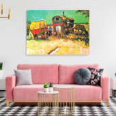 Toile Van Gogh - Camp tzigane avec Cheval Dray (Insitu(Salon))