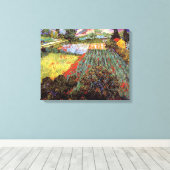 Toile Van Gogh - Champ aux coquelicots (Insitu (Plancher de Bois))