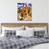 Toile Van Gogh - Deux peupliers sur une colline (Insitu(Chambre))
